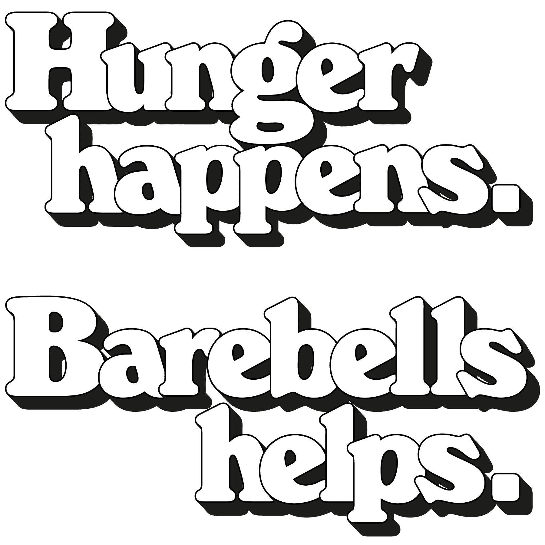 hunger happens barebells helps