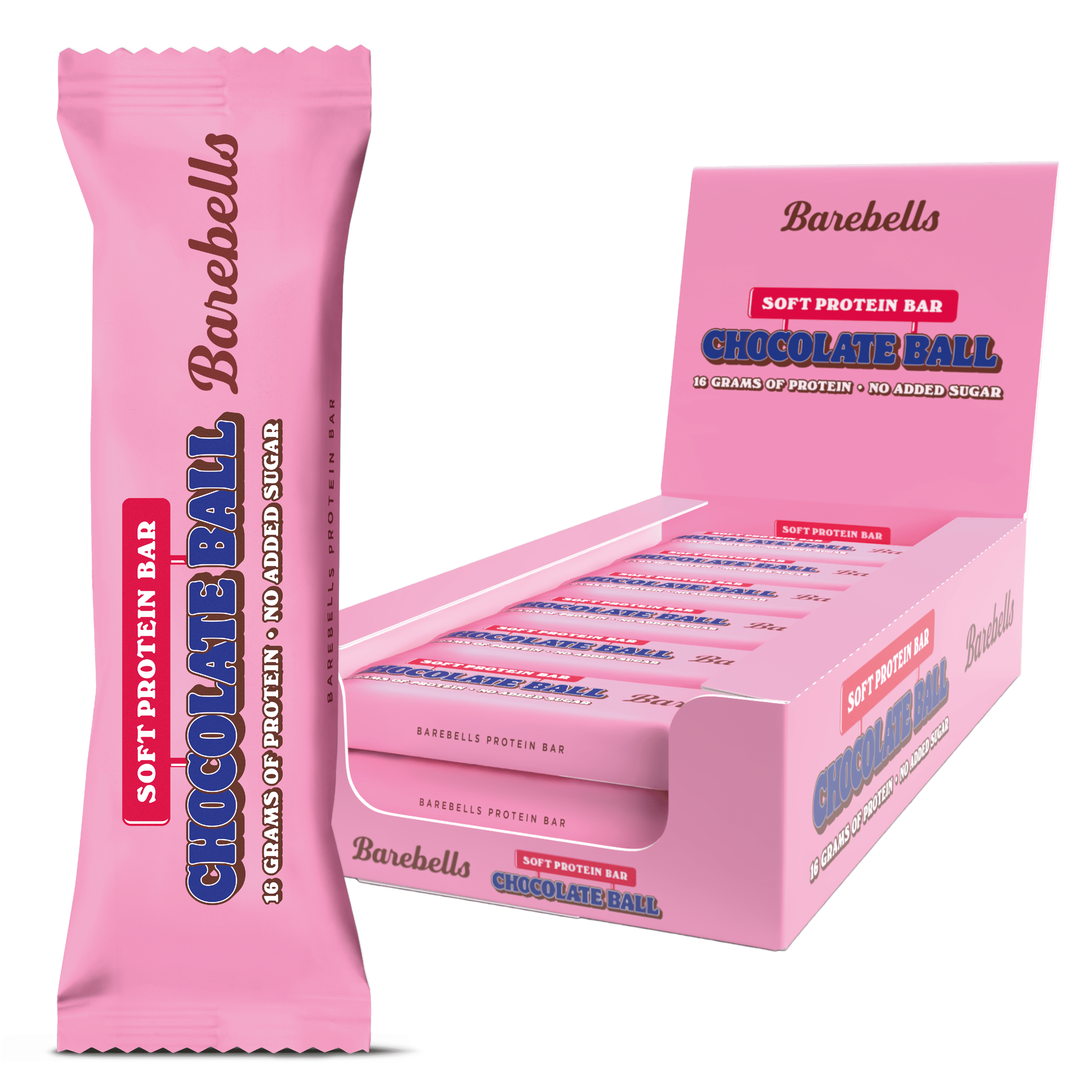 Barebells chocolate ball packshot