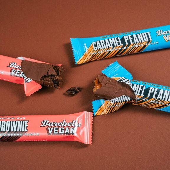 Vegan Fudge Brownie och Caramel Peanut lifestyle